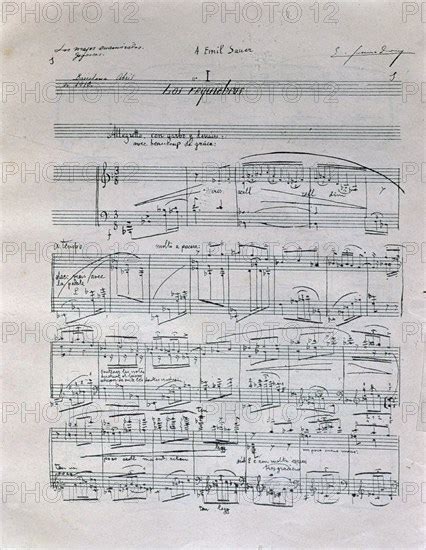 First Page Of The Piano Suite Goyescas The Majos In Love By Enrique