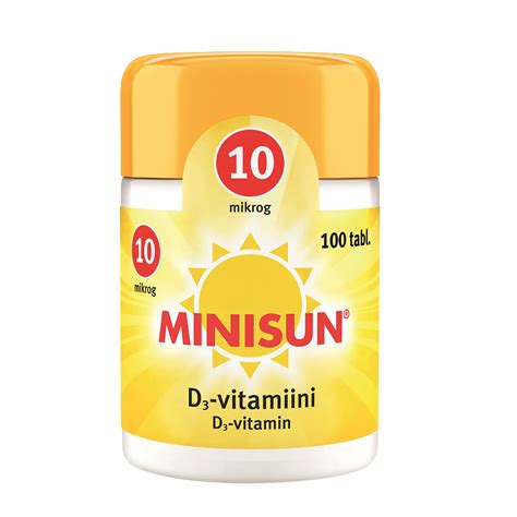 Minisun D Vitamiini 10 Mikrog Verman