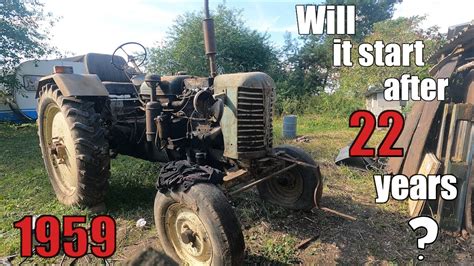 Old Vintage Tractor Left In A Shed For Years Will It Start