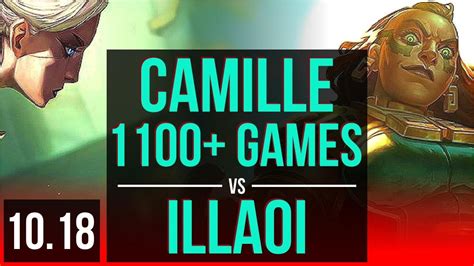 Camille Vs Illaoi Top 1100 Games 3 Early Solo Kills Triple Kill