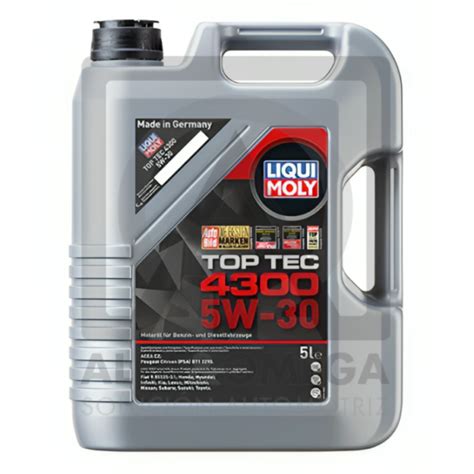 Aceite 5W 30 TOP TEC 4300 Alfa y Omega Solución Automotriz