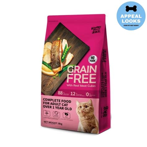 Jual Kitchen Flavor Grain Free Adult Kg Makanan Pakan Kucing Dewasa