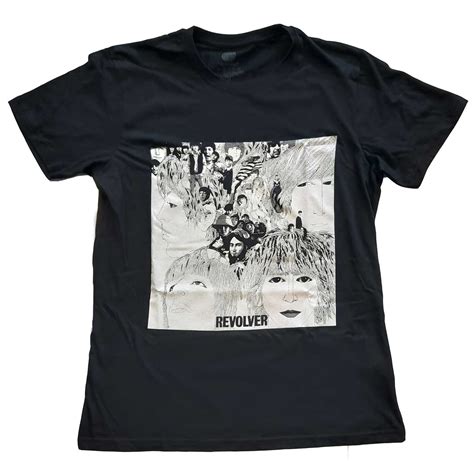 The Beatles T Shirt Revolver Black Beatles Forever