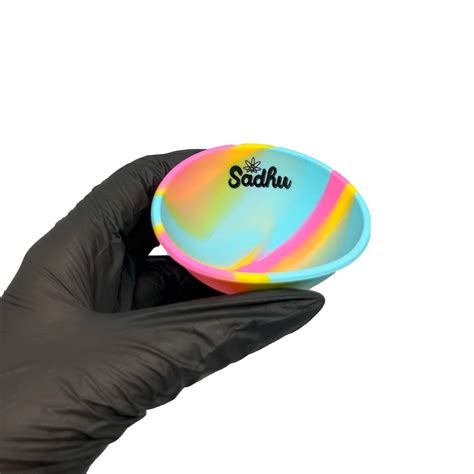 Caixa Cuia Silicone Sadhu Tie Dye Sadhu One Tabacaria Atacado Sua