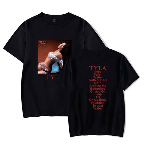 TYLA Album 2024 Merch T-Shirt Casual Short Sleeved T Shirt Unisex Tee ...