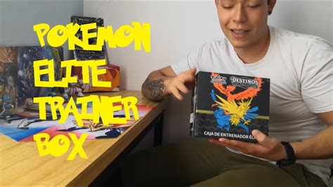 UNBOXING DE CAJA DE ENTRENADOR DE ELITE DE POKEMON DESTINOS OCULTOS