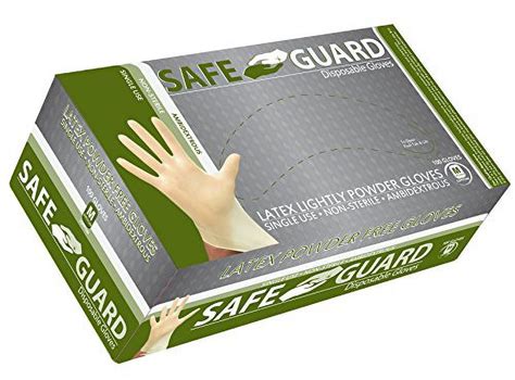 Safeguard Latex Lightly Powdered Gloves X Large 1000 Count