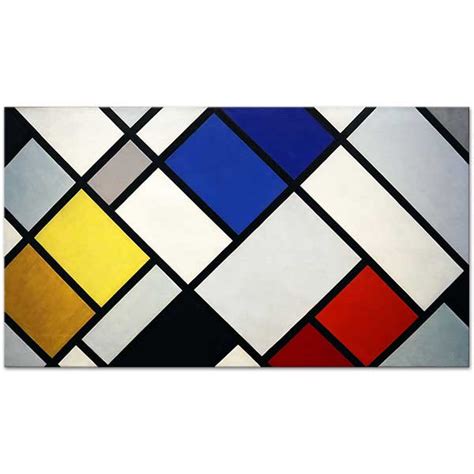 Counter Composition Of Dissonants Xvi By Theo Van Doesburg As Art Print