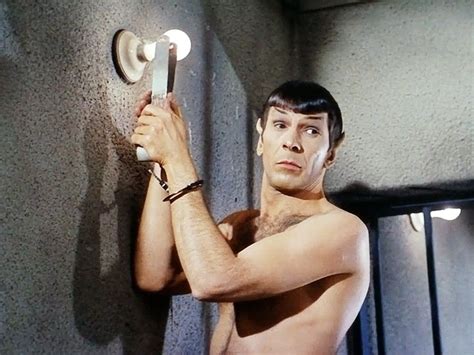 Leonard Nimoy Shirtless Spock Star Trek Tos Fandom Star Trek Star