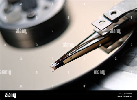 Computer Harddrive Platter Stock Photo - Alamy