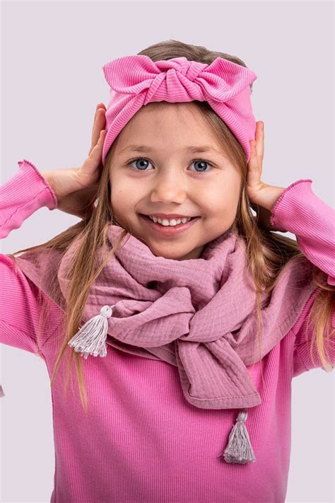 Chusta muślinowa kids- różne kolory - Nitki Kids - UNI - BLUSH - Nitki ...