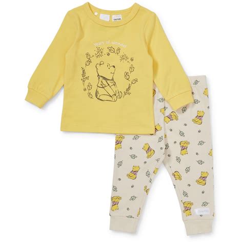 Disney Baby 100 Years Winnie The Pooh Pyjama Set Yellow Big W