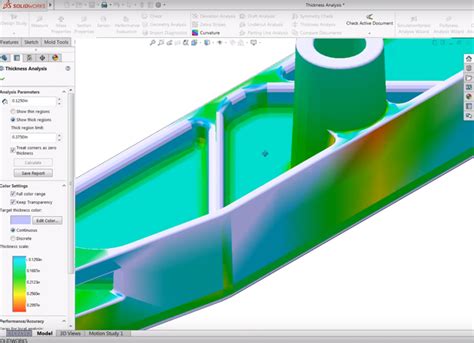 How To Make A Thickness Analysis In SOLIDWORKS LearnSOLIDWORKS