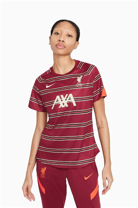 Football Shirt Nike Liverpool Fc Breathe Top Pm Women Claret