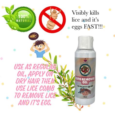 Kuto Remover Oil Pantanggal Ng Lisa At Kuto Shopee Philippines