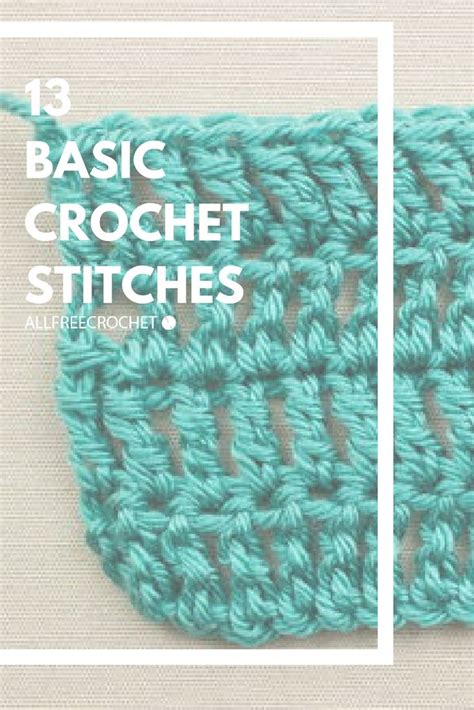 20 Basic Crochet Stitches Beginner Crochet Classes Online Beginner