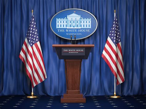 Empty Presidential Podium