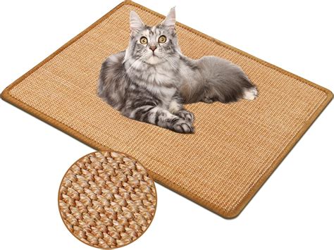 Unipampa Tapis griffoir pour Chat Tapis à gratter en Sisal sisal