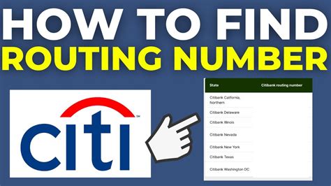 How To Find Routing Number On Citibank App Youtube