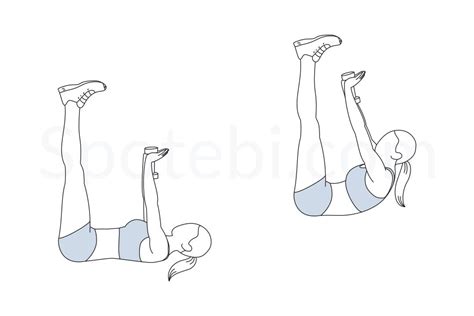 Toe Touch Illustrated Exercise Guide Workout Guide Toe Touches Exercise Exercise