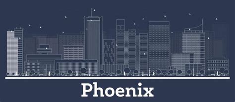 Phoenix Skyline Vector Art, Icons, and Graphics for Free Download