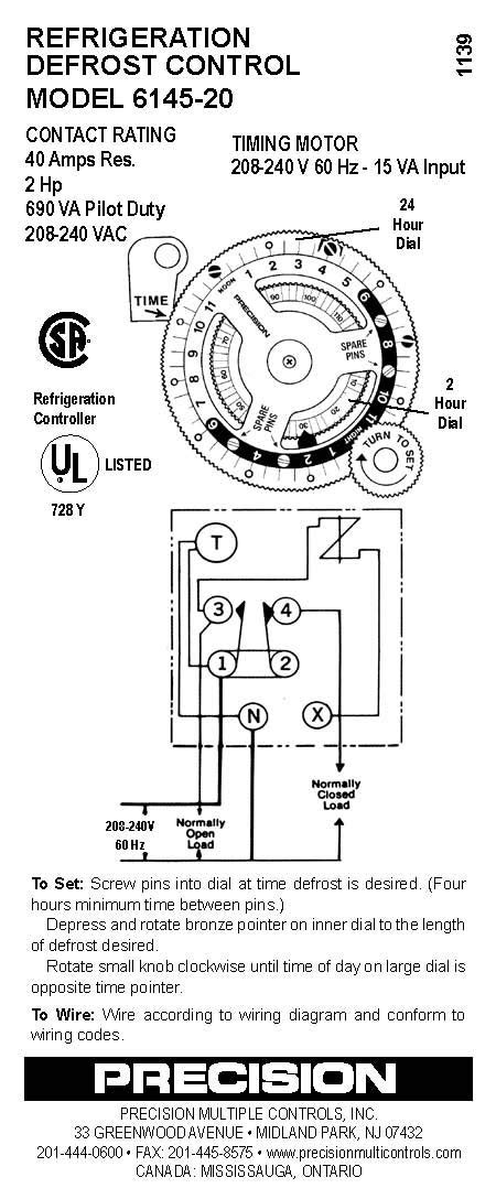 8145 Defrost Timer Wiring Diagram