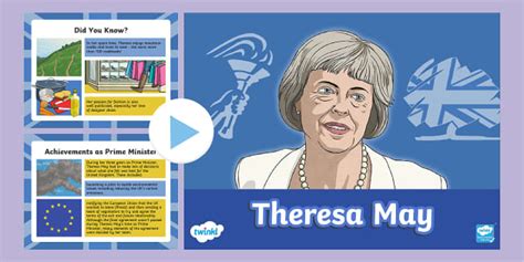 Theresa May PowerPoint Hecho Por Educadores Twinkl