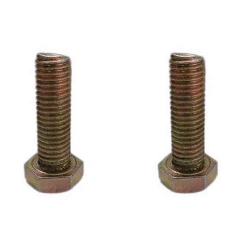 Gold Polish Ms Hex Bolt At Rs Kg Ms Hexagonal Bolt In Indore Id