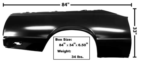 Quarter Panel Rh El Camino