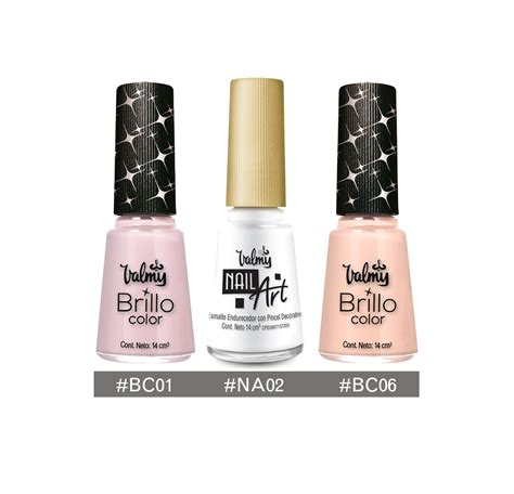 Valmy Colecci N De Esmaltes Endurecedores Pack U As Francesas Nail