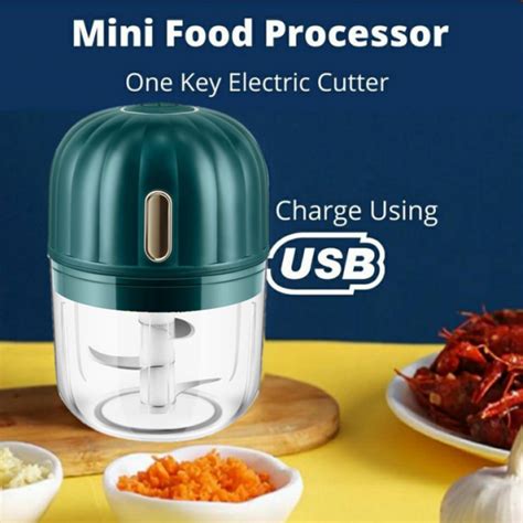 Europlus Rechargeable Wireless USB Portable Mini Chopper Blender Food