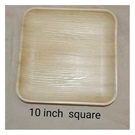 Inch Areca Leaf Square Plates For Serving Food Feature Eco