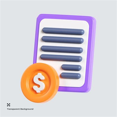 Premium Psd Finance Document D Icon