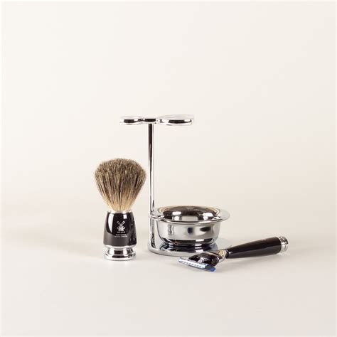 Mühle Fusion Shaving Set Rytmo Black — The Shoe Care Shop