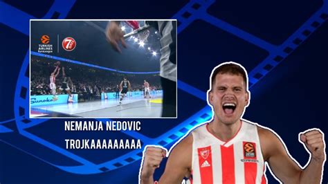 Partizan Crvena Zvezda Nemanja Nedović trojka u poslednjoj sekundi