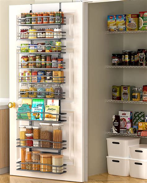 Moforoco Tier Over The Door Pantry Organizer Pantry Organization And