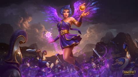 Discordia In Battle K Ultra Hd Smite Wallpaper