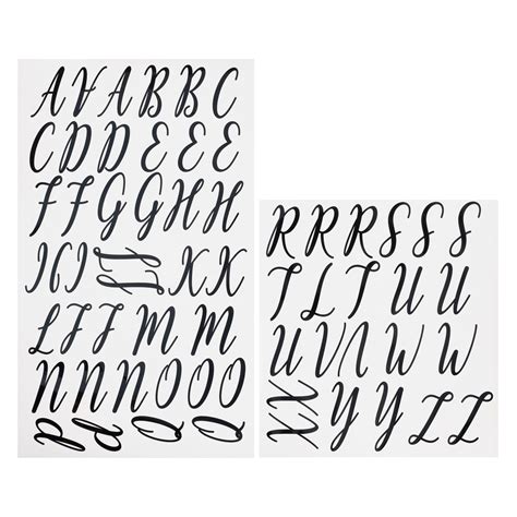 12 Packs 62 Ct 744 Total Iron On Black Fun Font Letters By Make