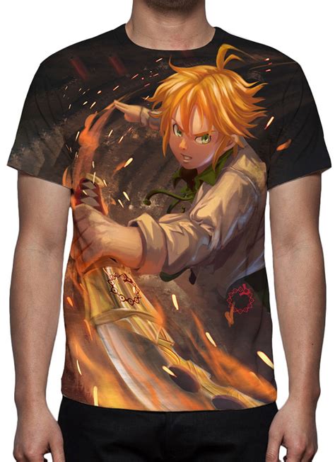 Camiseta Nanatsu No Taizai Meliodas Mod Elo