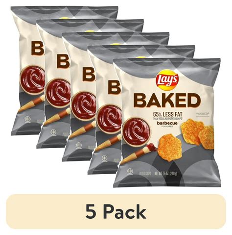 Pack Lay S Oven Baked Barbecue Flavored Potato Crisps Oz