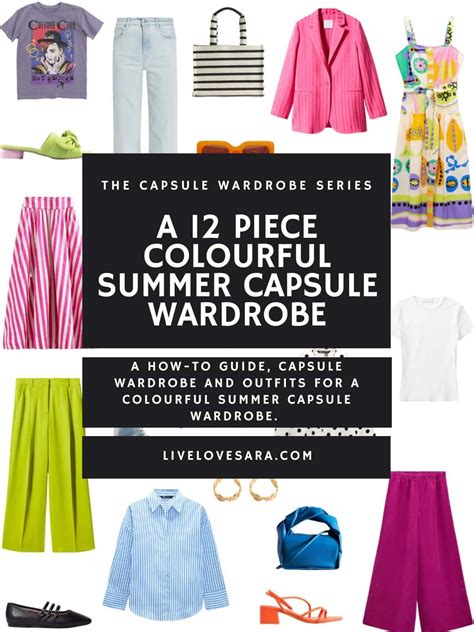 A 12 Piece Colourful Summer Capsule Wardrobe Livelovesara