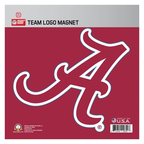 Officially Licensed Ncaa Alabama Crimson Tide Large Team Logo Magnet