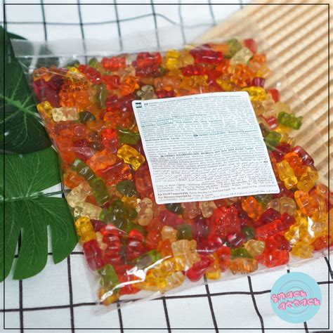 Haribo Gold Bears Gummy Candy Halal 1kg Readystock Shopee Malaysia