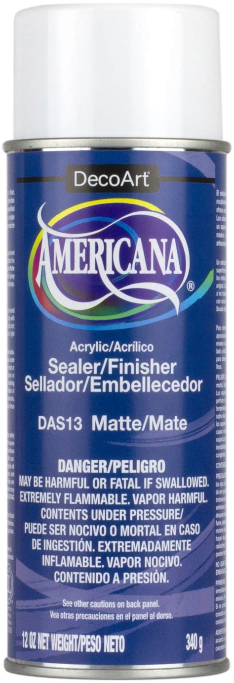 Supermart.com. Americana Acrylic Sealer/Finish Aerosol Spray 12oz Matte