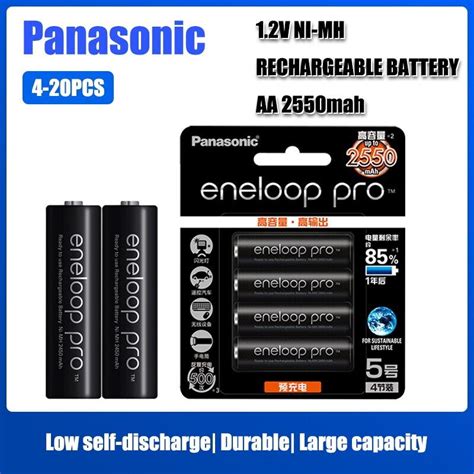 Panasonic Eneloop Pro 1 2v Aa 2550mah Ni Mh Camera Flashlight