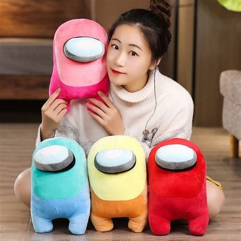 10cm 20cm Among Us Soft Plush Game Soft Toy Impostor And Crewmate Big