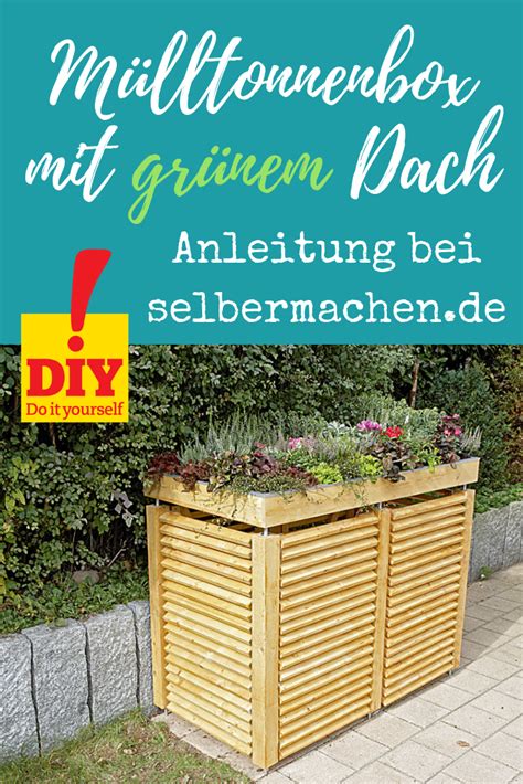 Mülltonnenbox selber bauen in 8 Schritten mit Gratis Anleitung und