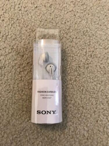 Sony Mdr E9lp In Ear Fashion Earbuds White New Ebay