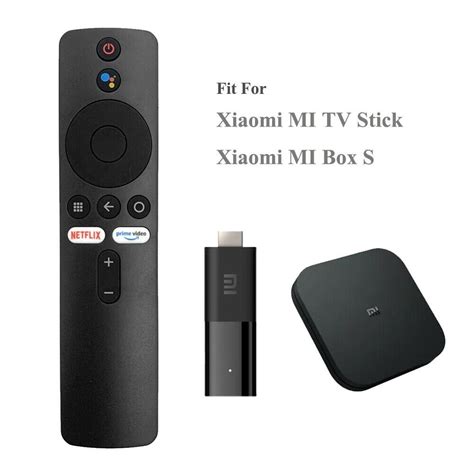 Mi Stick Xiaomi XMRM 006 Controle Remoto De Voz Para Box S 4K BoxS