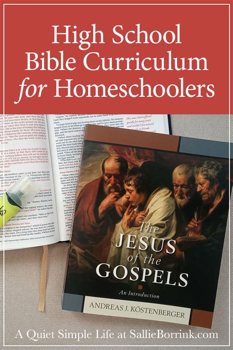 High School Bible Curriculum For Homeschoolers The Jesus Of The